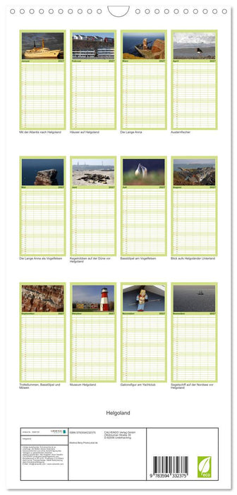 Helgoland (CALVENDO Familienplaner 2027)