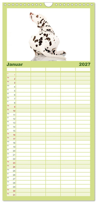 Dalmatiner (CALVENDO Familienplaner 2027)