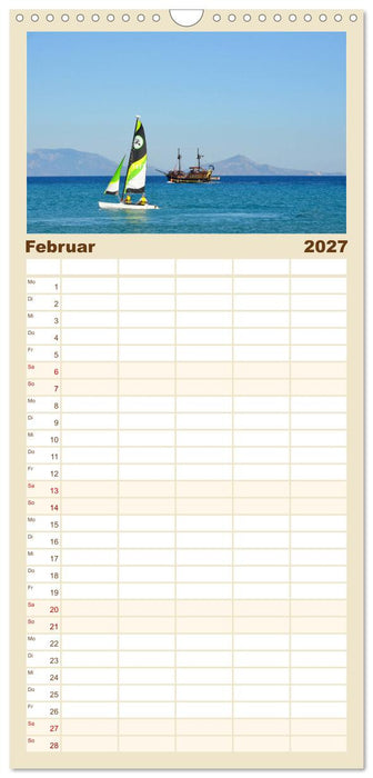 Griechische Insel Kos (CALVENDO Familienplaner 2027)