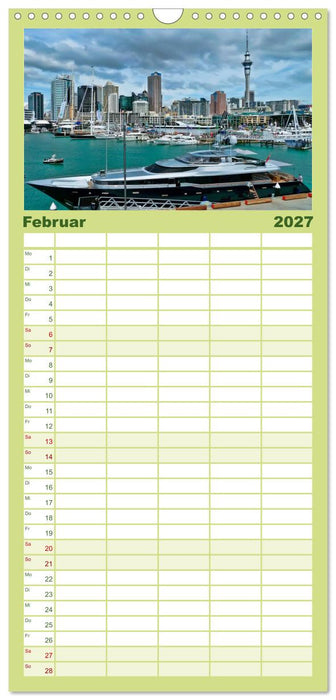Neuseeland - atemberaubend schön (CALVENDO Familienplaner 2027)