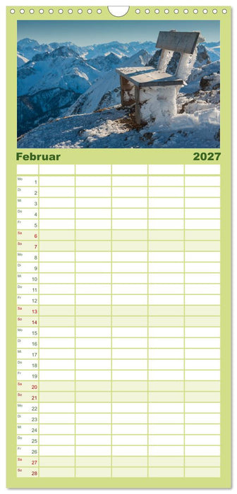 Bayerische Landschaften (CALVENDO Familienplaner 2027)