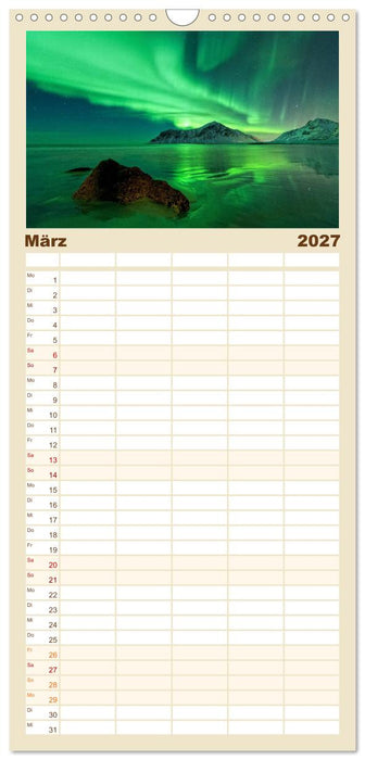Norwegen (CALVENDO Familienplaner 2027)
