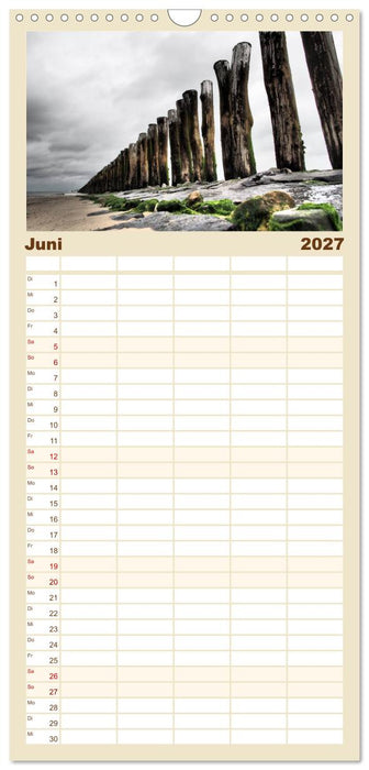 Zeeland (CALVENDO Familienplaner 2027)