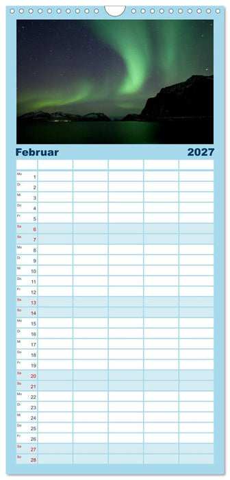 Norwegen - Land im Norden (CALVENDO Familienplaner 2027)