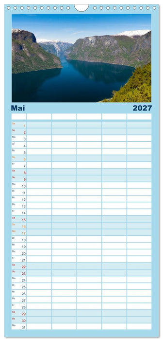 Norwegen - Land im Norden (CALVENDO Familienplaner 2027)