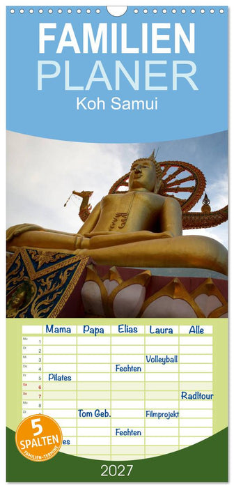 Koh Samui (CALVENDO Familienplaner 2027)