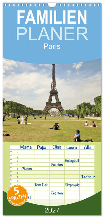 Paris (CALVENDO Familienplaner 2027)