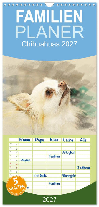 Chihuahuas 2027 (CALVENDO Familienplaner 2027)