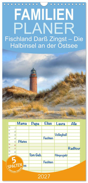 Fischland Darß Zingst – Die Halbinsel an der Ostsee (CALVENDO Familienplaner 2027)
