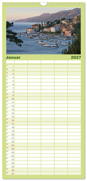 Zauberhaftes Opatija (CALVENDO Familienplaner 2027)