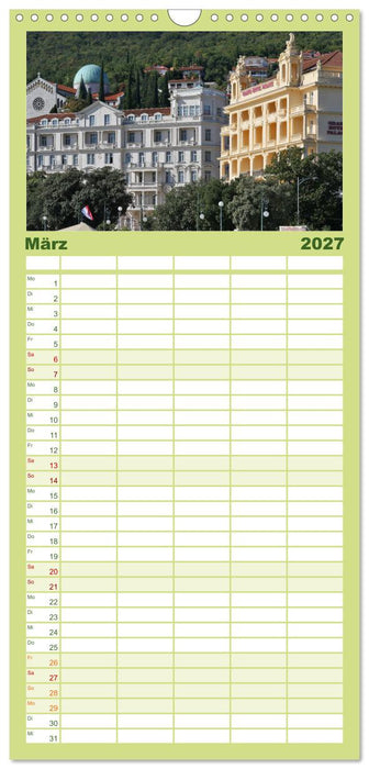 Zauberhaftes Opatija (CALVENDO Familienplaner 2027)