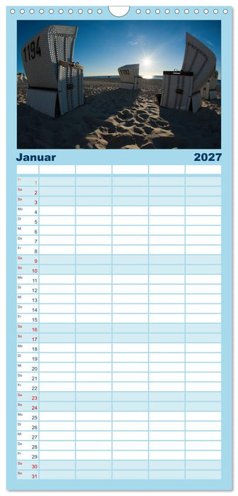 Sylt in Bildern (CALVENDO Familienplaner 2027)