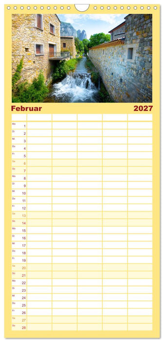 Dorfidyllen in Frankreich (CALVENDO Familienplaner 2027)