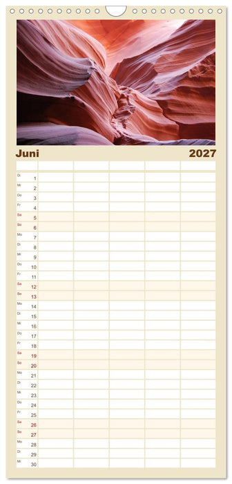 USA - American Beautys (CALVENDO Familienplaner 2027)