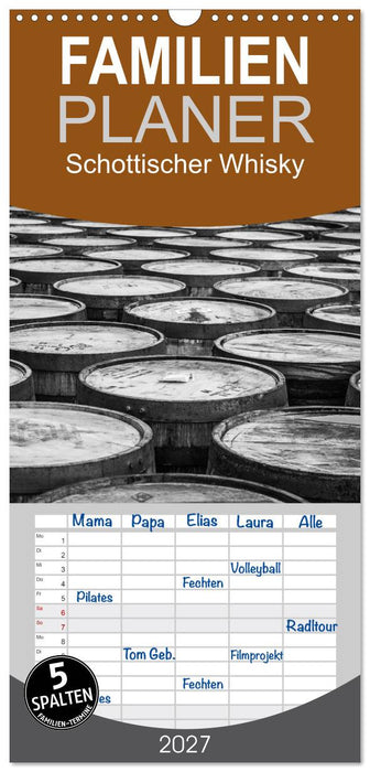 Schottischer Whisky (CALVENDO Familienplaner 2027)