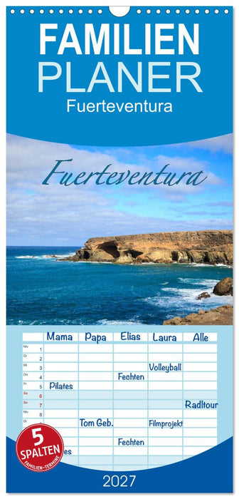 Fuerteventura (CALVENDO Familienplaner 2027)