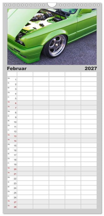 Tuning Power (CALVENDO Familienplaner 2027)