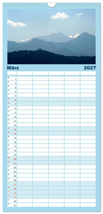 Luftperspektive (CALVENDO Familienplaner 2027)