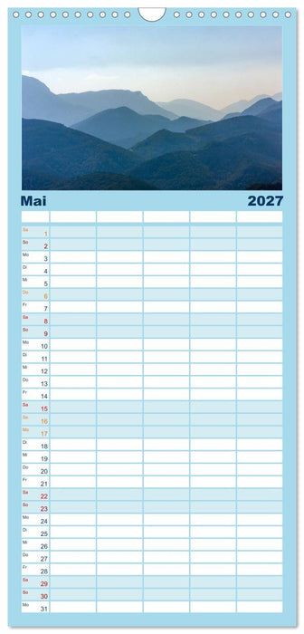 Luftperspektive (CALVENDO Familienplaner 2027)