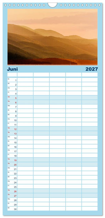 Luftperspektive (CALVENDO Familienplaner 2027)