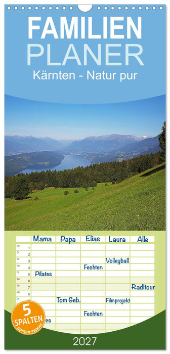 Kärnten (CALVENDO Familienplaner 2027)