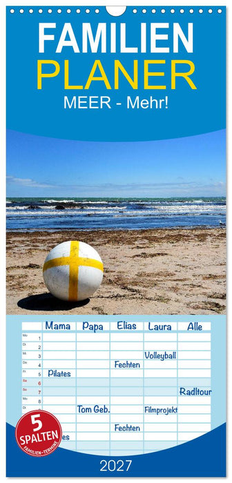 MEER - Mehr! (CALVENDO Familienplaner 2027)