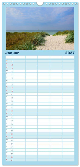 MEER - Mehr! (CALVENDO Familienplaner 2027)