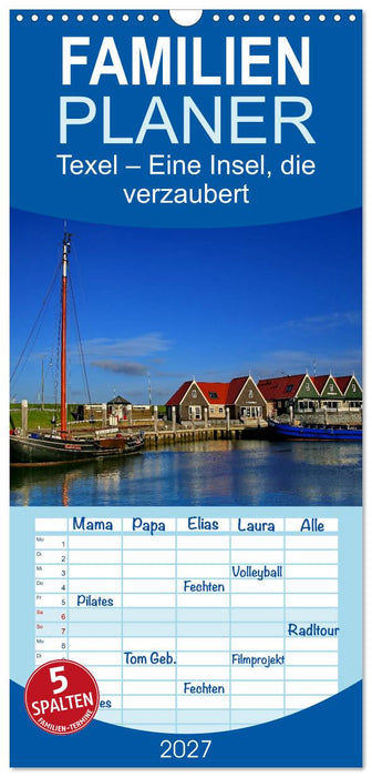 Texel – Eine Insel die verzaubert (CALVENDO Familienplaner 2027)