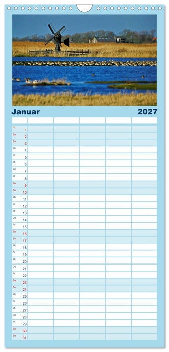 Texel – Eine Insel die verzaubert (CALVENDO Familienplaner 2027)