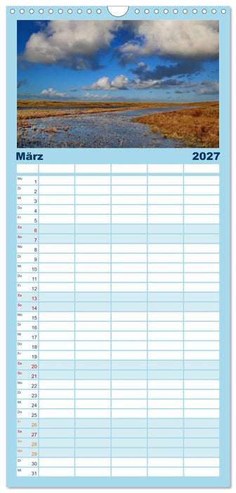 Texel – Eine Insel die verzaubert (CALVENDO Familienplaner 2027)