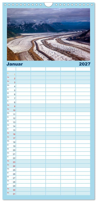 Der Alaska Kalender (CALVENDO Familienplaner 2027)