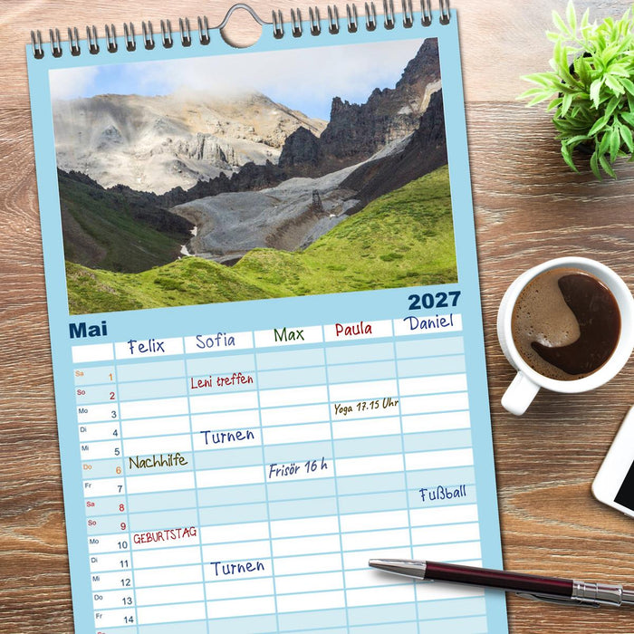 Der Alaska Kalender (CALVENDO Familienplaner 2027)