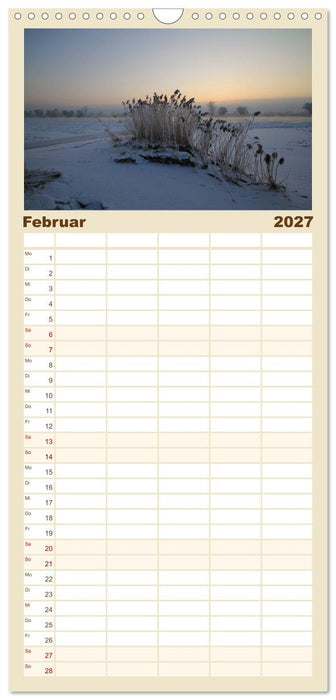 Morgenstimmungen 2027 (CALVENDO Familienplaner 2027)