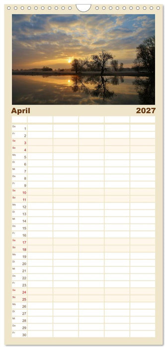 Morgenstimmungen 2027 (CALVENDO Familienplaner 2027)