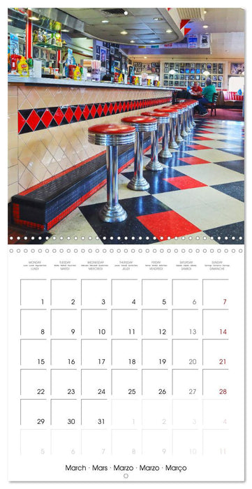 American Diners - they still exist (CALVENDO Monthly Calendar 2027)