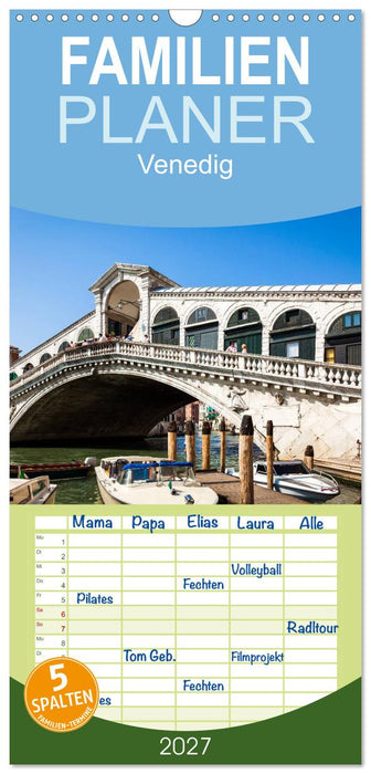 Venedig (CALVENDO Familienplaner 2027)