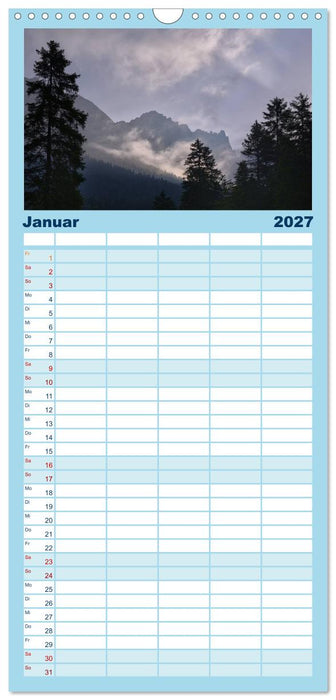 Zauber der Berge (CALVENDO Familienplaner 2027)