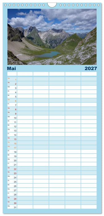 Zauber der Berge (CALVENDO Familienplaner 2027)
