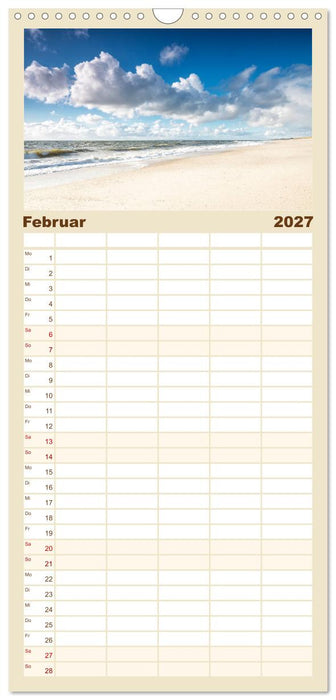 Nordseeperle Sylt (CALVENDO Familienplaner 2027)