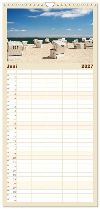 Nordseeperle Sylt (CALVENDO Familienplaner 2027)