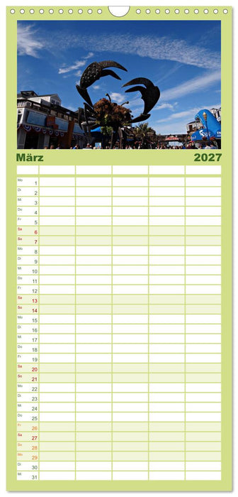San Francisco Westküste USA (CALVENDO Familienplaner 2027)