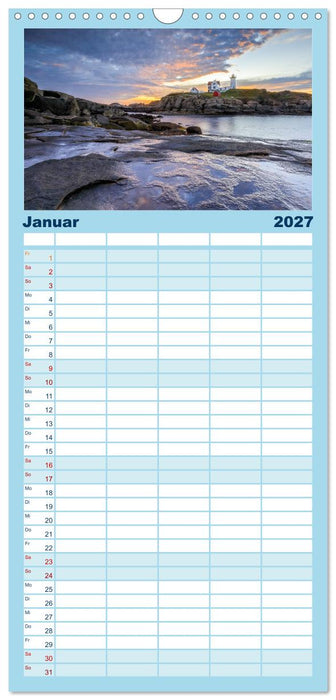 NEUENGLAND - Eine Reise durch den Nordosten der USA (CALVENDO Familienplaner 2027)