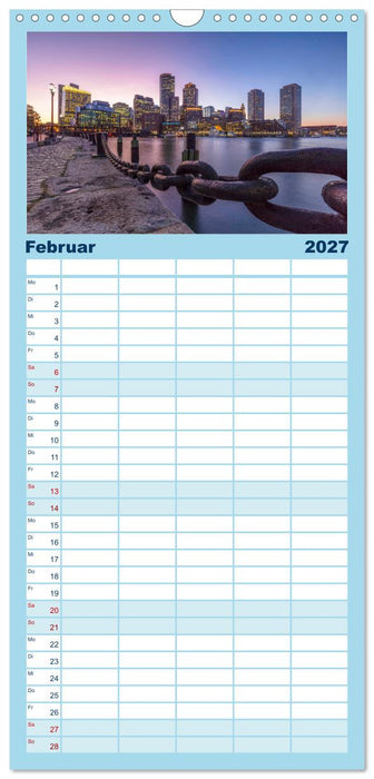 NEUENGLAND - Eine Reise durch den Nordosten der USA (CALVENDO Familienplaner 2027)