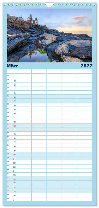 NEUENGLAND - Eine Reise durch den Nordosten der USA (CALVENDO Familienplaner 2027)