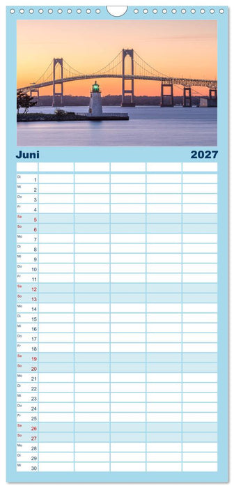 NEUENGLAND - Eine Reise durch den Nordosten der USA (CALVENDO Familienplaner 2027)