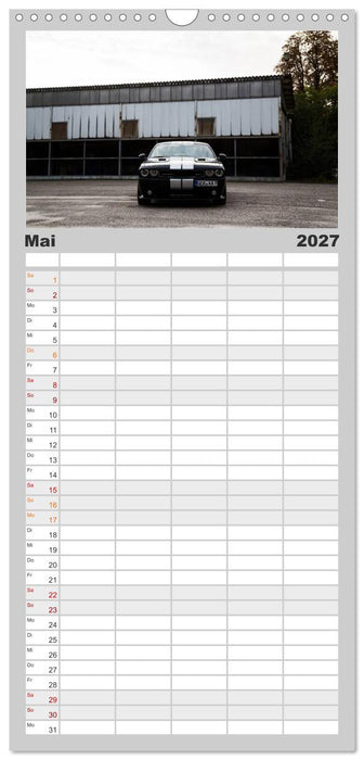 Dodge Challenger SRT8 (CALVENDO Familienplaner 2027)