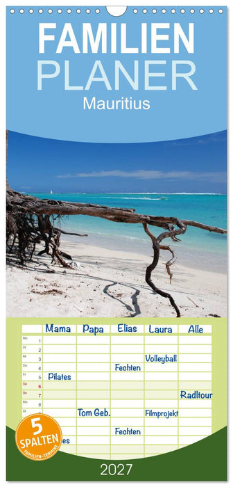 Mauritius (CALVENDO Familienplaner 2027)
