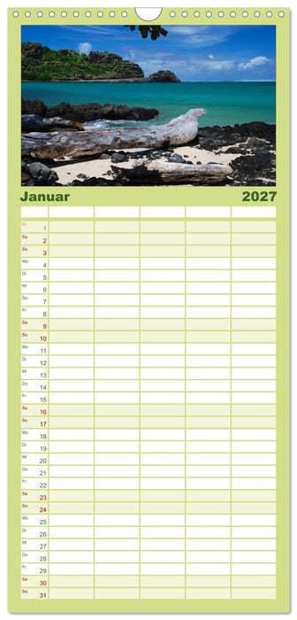 Mauritius (CALVENDO Familienplaner 2027)