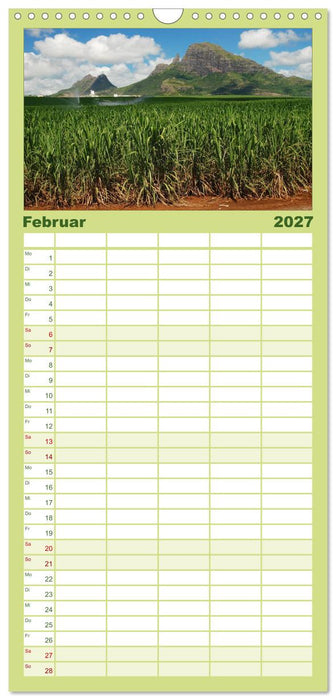 Mauritius (CALVENDO Familienplaner 2027)