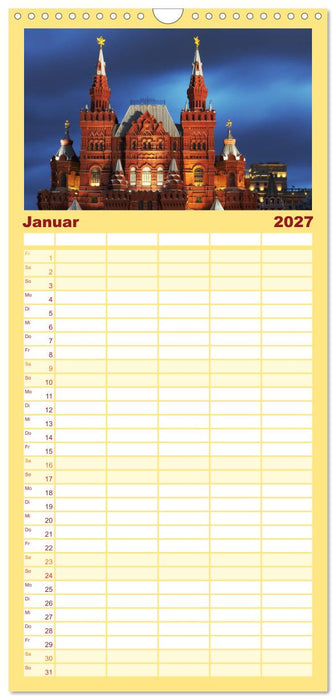 Goldenes Russland (CALVENDO Familienplaner 2027)
